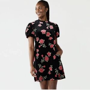 Draper James Floral Velvet Dress | Size XXL - EUC